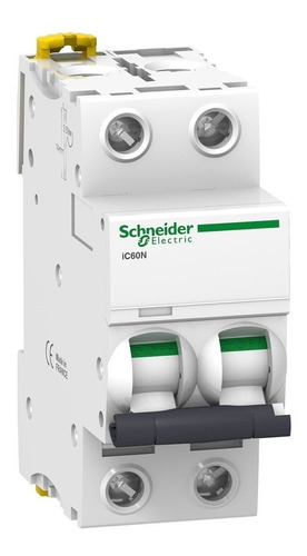 Imagen 1 de 2 de Interruptor Schneider Electric Termomagnético 2p 4a Curva C