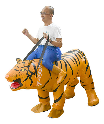 Descuento. Aplicable A: Traje Inflable De Tigre Para Montar