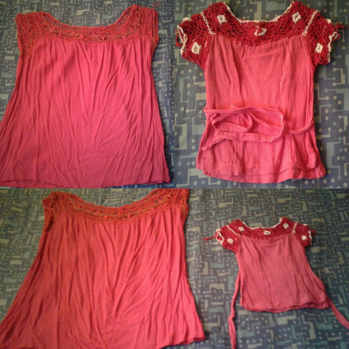 Blusas Hechas A Mano Madre E Hija