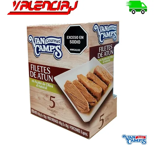2 Filetes De Atun Aceite Van Camps X 5 B - g a $110