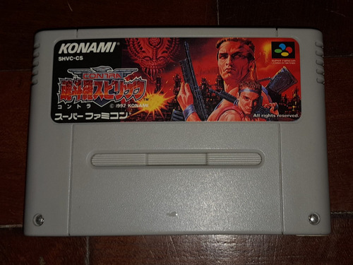 Juego Nintendo Super Contra Para Super Famicom Jap/original