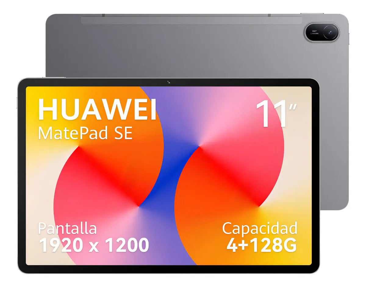 HUAWEI MatePad SE 11 4GB+128GB Tablet,FullView Display,Bateria de grande capacidade,Cantinho das Crianças,Design de Corpo Único em Metal,Superbateria de 7700 mAh + 22.5W,Cinza Nebu