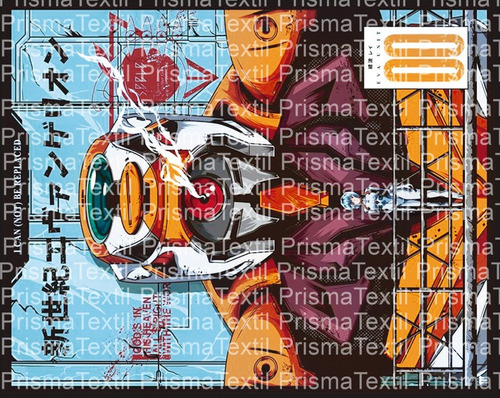 Imagen 3 de 3 de Mousepad Evangelion Anime Eva-00, Eva-01, Eva-02 Alfombrilla
