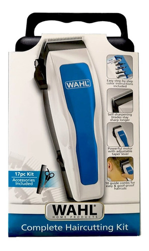 Imagen 5 de 6 de Maquina Para Cortar Cabello Y Barba Kit Completo 17 Piezas