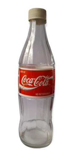 Botella De Vidrio Coca Cola 500ml Del Año 1995 C/ Tapa Rosca (Usado)