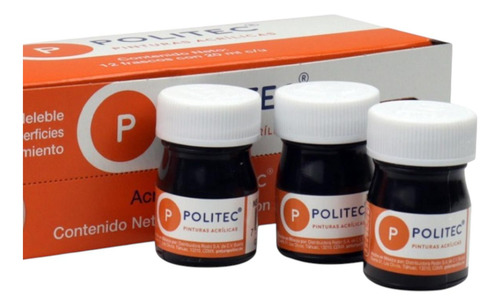 Politec L-300 20ml 12piezas Negro