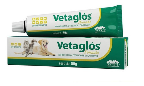 Pomada Cicatrizante Vetaglós 50g Vetnil