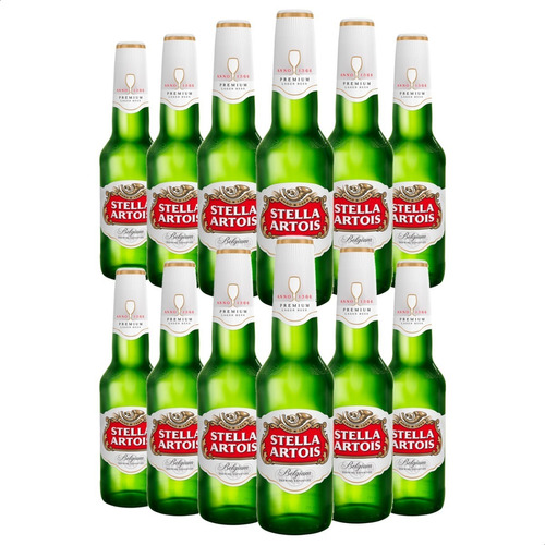 Cerveza Stella Artois Porron Rubia Lager Pack X12 -01mercado