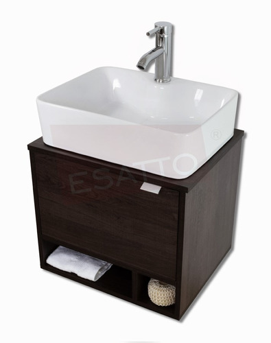 Esatto® Mueble Baño Dcta Fidem Lavabo Cerámica Llave Cespol