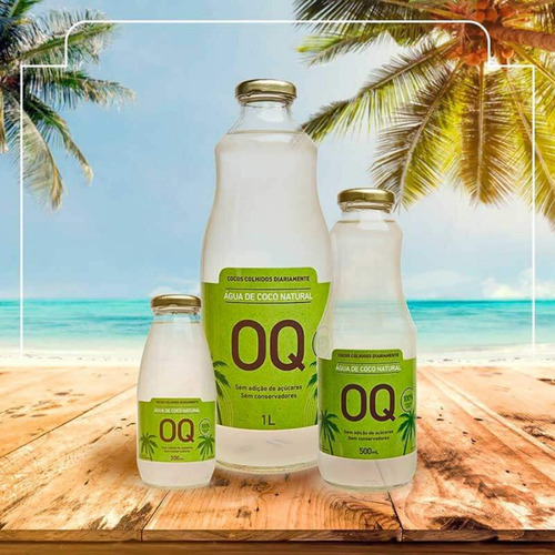 Imagem 3 de 4 de Água De Coco Natural Oq Faz Bem 500ml