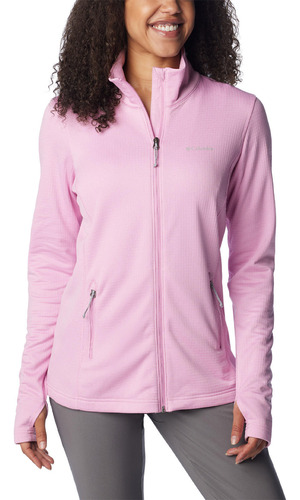 Polar Mujer W Park View Grid Full Zip Morado Columbia