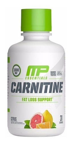 Carnitina Musclepharm Liquida 16 Oz (473 Ml) Sabor Citrus