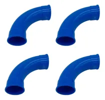 Comprar Conexão Curva 50mm 90º Pvc Azul Irrigação Amanco (4 Un)