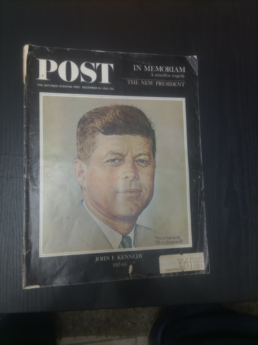 Jfk Revista Post Magazine Presidente John F. Kennedy  1963