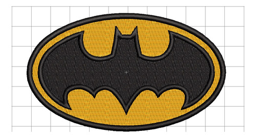 Logo Clásico De Batman Ponchado/diseño Para Bordar