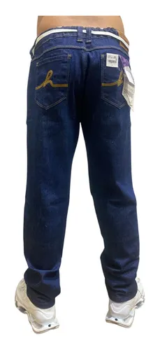 Cal a Jeans Masculina Hocks Skate Infantil Juvenil Ezew Azul