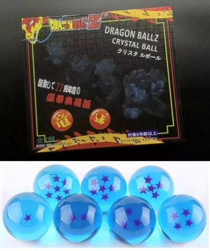 Esferas Dragon Ball Z Goku Vegeta Figuras 4.5 Cm Con Estuche