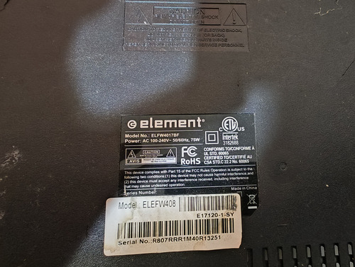 Tarjeta T-con Element Elefw4017bf (runtk 5351tp) *717 (Usado)