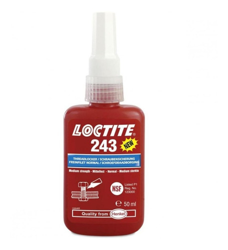 Traba Rosca Loctite Uso General 50ml Anti-corrosivo 243/31