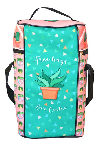 Imagen 5 de 6 de Equipo De Mate Completo Love Cactus Cuero Set Kit Matero