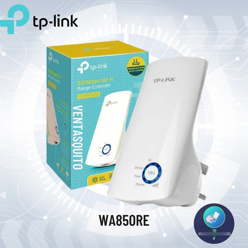 Imagen 1 de 6 de Extensor Wifi Tplink 300 Mbps Wallplug Wa850re