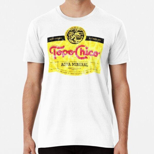 Remera Camiseta Clásica Topo Chico Agua Mineral Logo Desgast