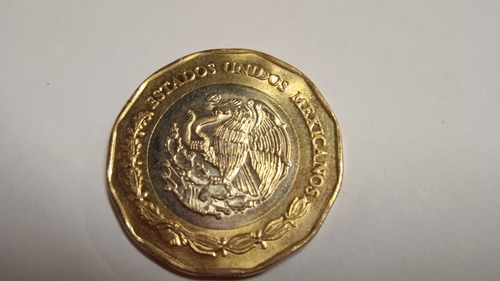 Moneda De 20 Pesos 500 Años De Fundación Puerto De Veracruz