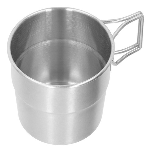 Taza Portátil For Acampar Al Aire Libre De Metal De Acero I