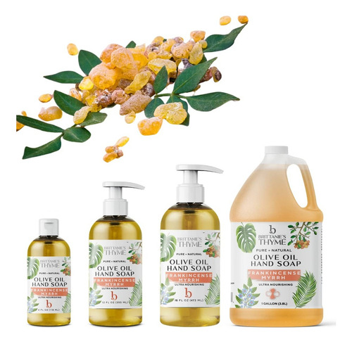 Brittanie's Thyme Jabón Líquido Orgánico Puro De Castilla