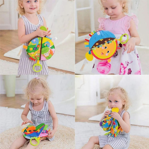 Libro De Tela Para Bebé Impermeable Suave Seguro Bonito