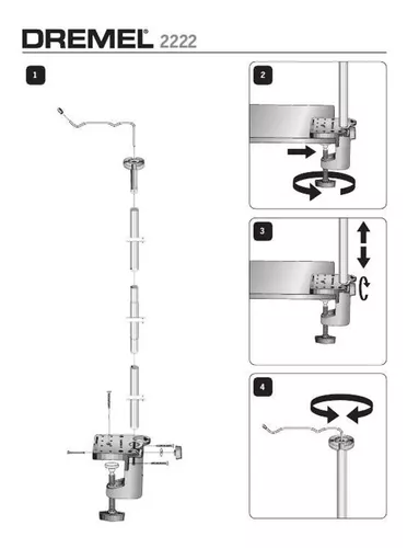 Minitorno+10 Acc +Soporte Vertical Dremel F628.322.0PC-000