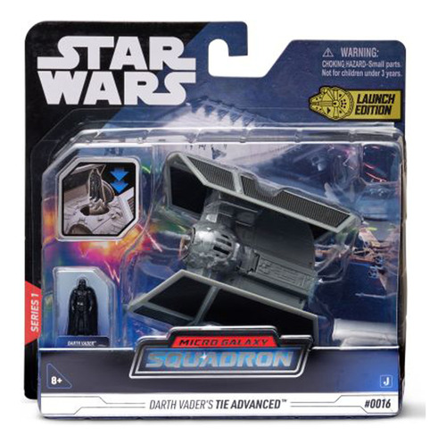 Nave Star Wars Micro Galaxy Darth Vader Tie Advanced 