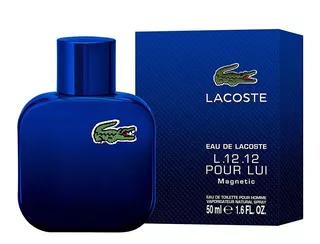 Perfume L.12.12 Pour Lui Magnetic De Lacoste 1.6 Oz (50 Ml)