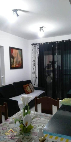 Imagem 8 de 22 de Flat Com 1 Dormitório À Venda, 41 M² Por R$ 240.000,00 - Ocian - Praia Grande/sp - Fl0007