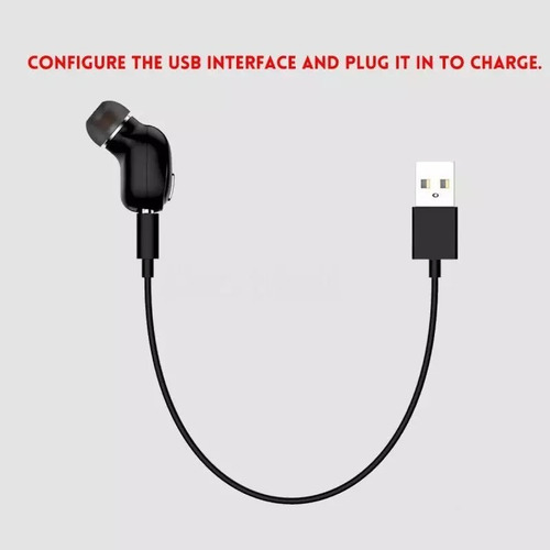 Miniauricular Inalámbrico Con Bluetooth, In Ear