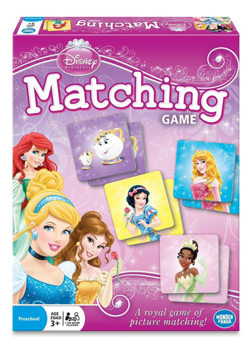 Disney Princess Matching Game De Wonder Forge | Para Niños D