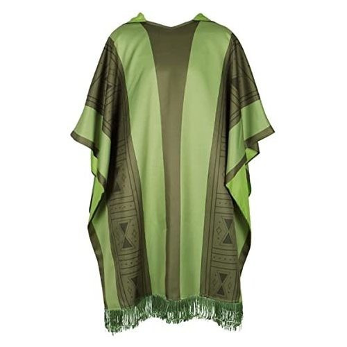Bruno Traje Hooded Poncho Green Robe Vestido De Dt6hg