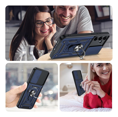 Funda Para Samsung Galaxy A56 5g Con Uso Rudo Carcasa Case + 2micas