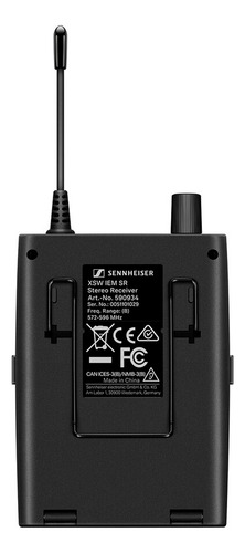 Interfaz Sistema Sennheiser Mod. Xsw Iem Set Sennheiser