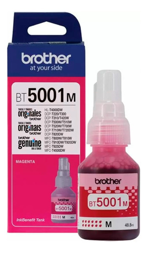 Botella Tinta Brother Original Bt5001m Magenta T310 T510 710