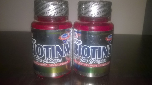 Biotina + Colageno 900 Mg X 50 Capsulas