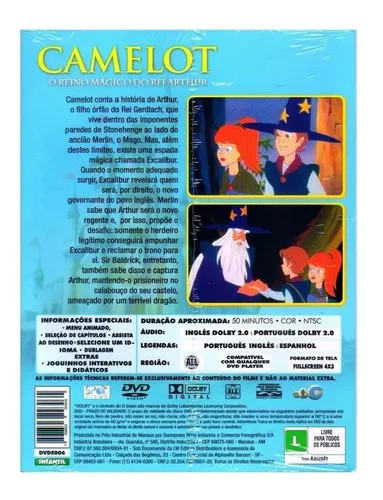 DVD Camelot - O Reino de Mágico do Rei Arthur