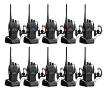 Comprar 10 Radios Baofeng Bf-888s Walkie Talkie Uhf Con Manos Libres