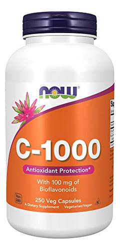 Now Suplementos, Vitamina C-1000 100 - Unidad a $2