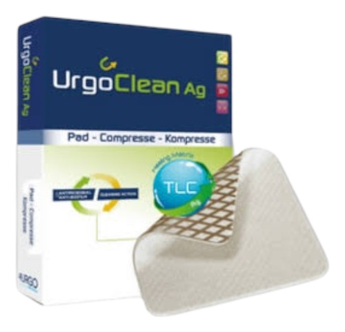 Curativo Urgoclean Ag 10x10cm Caixa Com 10 Unidades