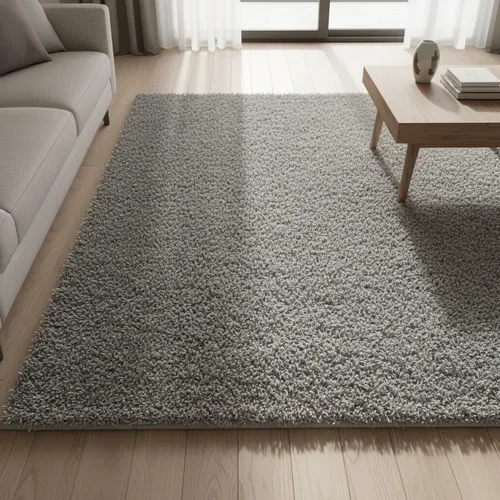 Tapete Sala Shaggy Classic Antiderrapante 100 X 150 Cinza - R$ 149,99