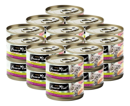 Fussie Cat Premium Tuna With Chicken In Aspic Grain-free Wet