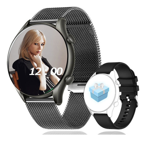 Reloj Inteligente Eigiis Impermeable Con Bluetooth De Salud