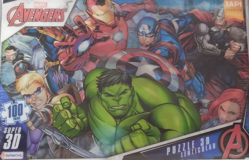Puzzle 3d 100 Piezas Avengers