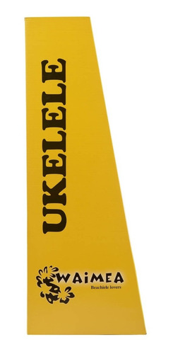 Imagen 10 de 10 de Ukelele Soprano Creep Waimea Amarillo + Funda + Correa!